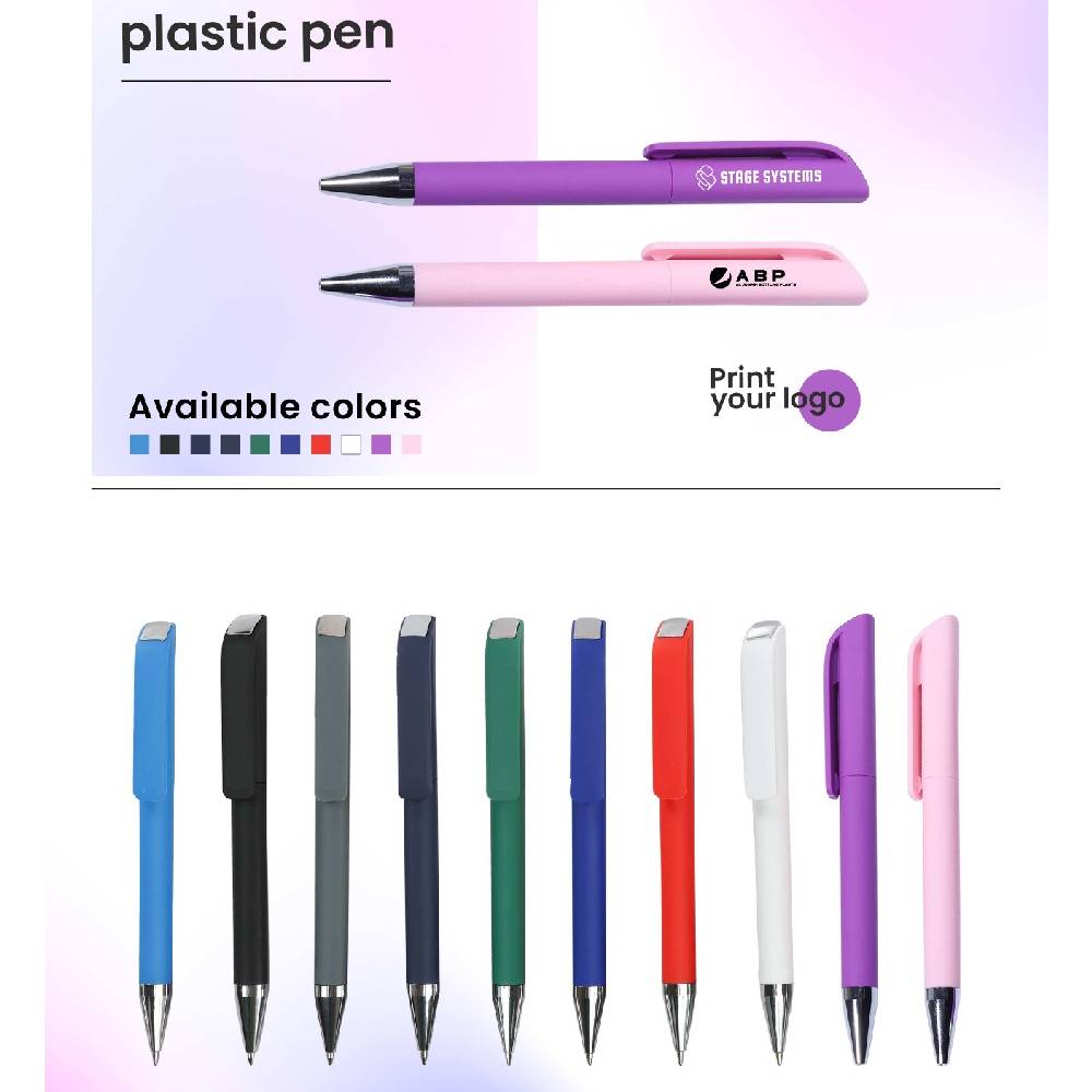 Plastic Pen, Multicolors