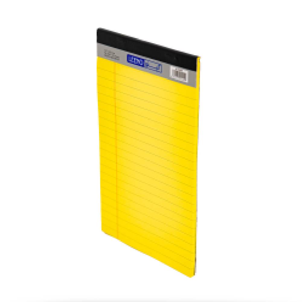 Leeno Legal Pad Writing Pad LE-2304, 5x8 cm, 40 Sheets, 10 Pads, Yellow