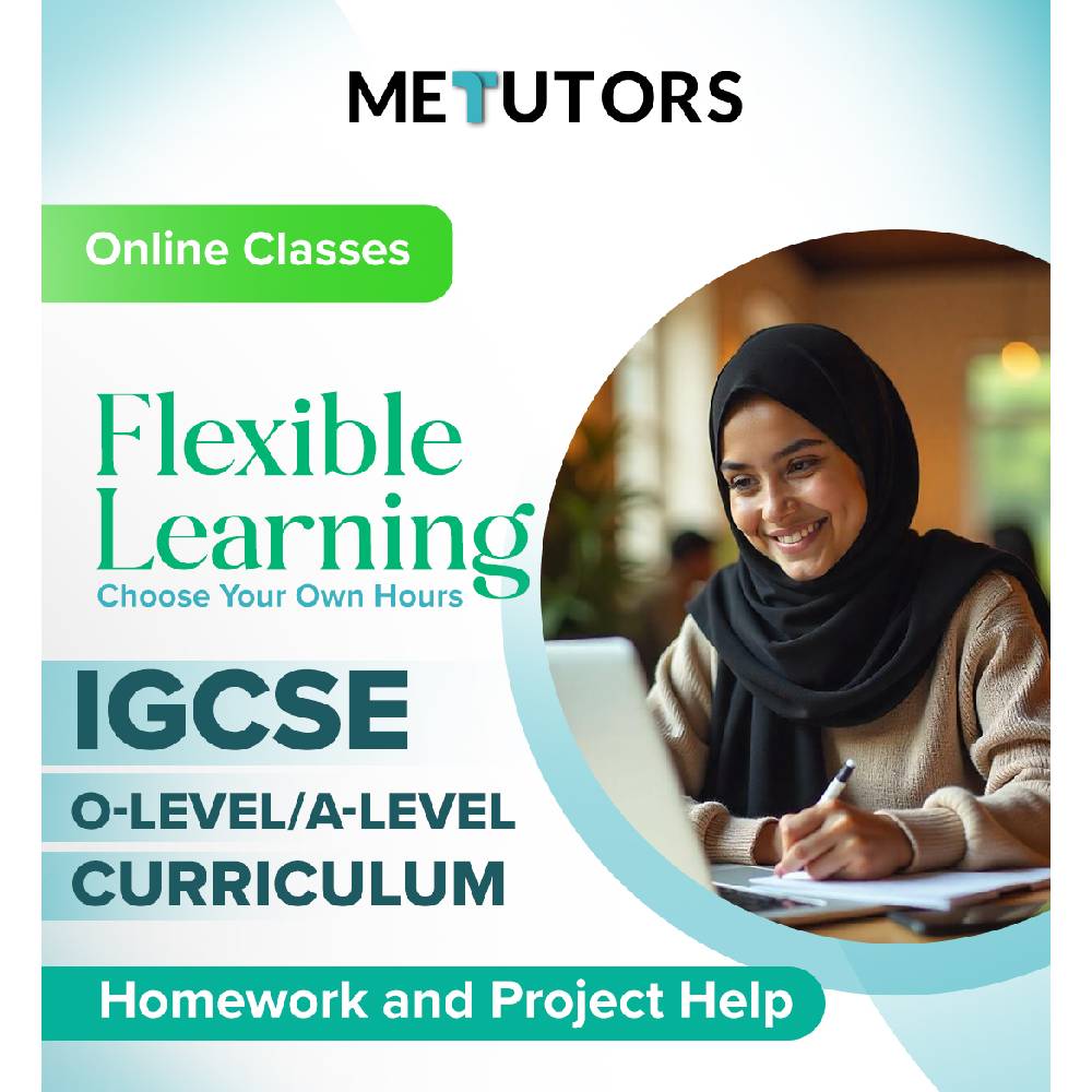 Metutors 1:1 Homework And Project Help for IGCSE/O-LEVEL & A-LEVEL Students, Flexible Packages Up to 60 Hours, For All Subjects, For All Grades, Free 24/7 AI Assistant Access