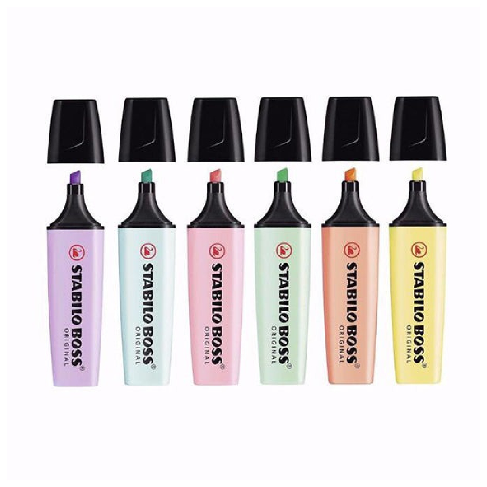 Stabilo Boss Highlighter Pastel, Pack of 10