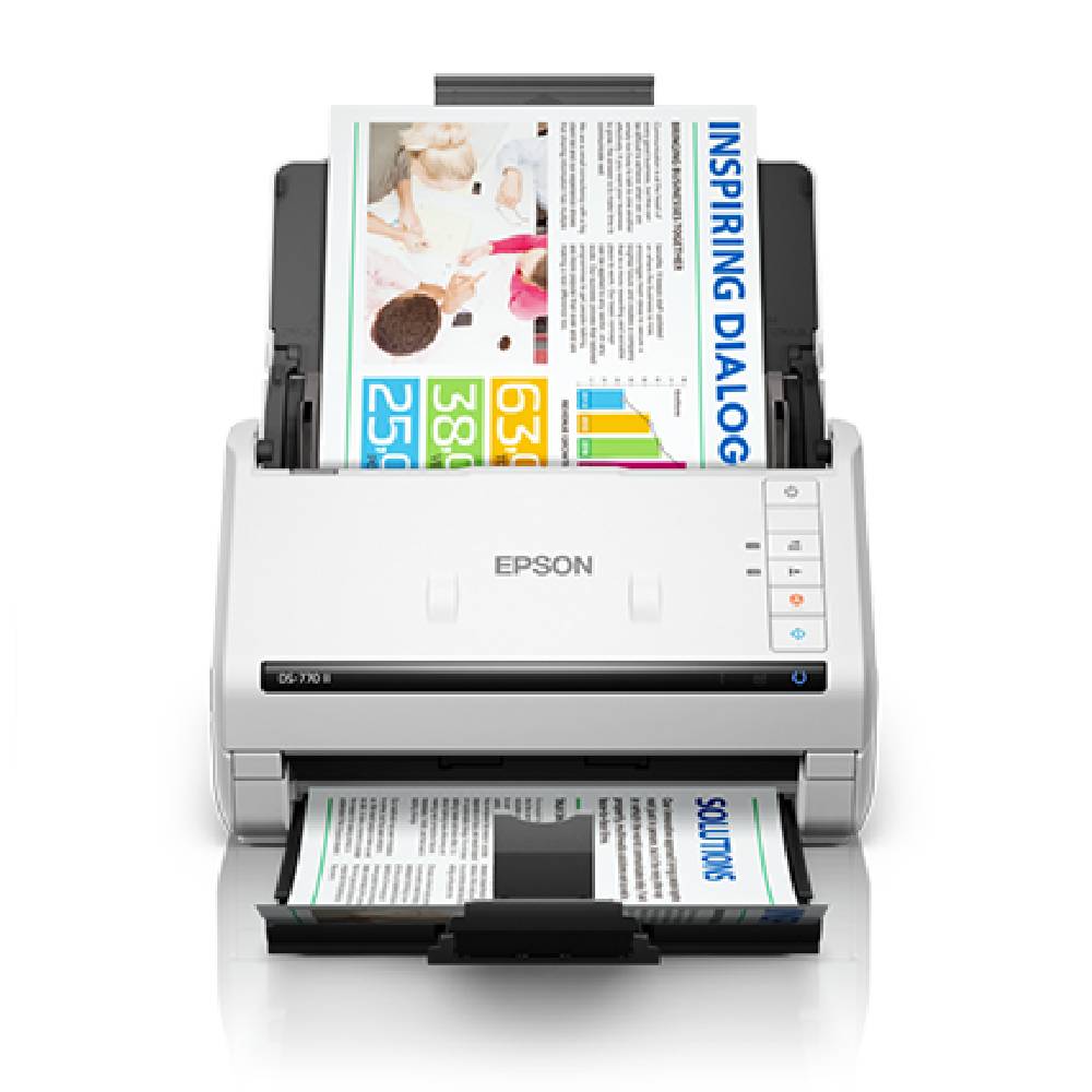 ماسح ضوئي إبسون WorkForce DS-770II A4 دوبلكس مزود بورق تغذية المستندات