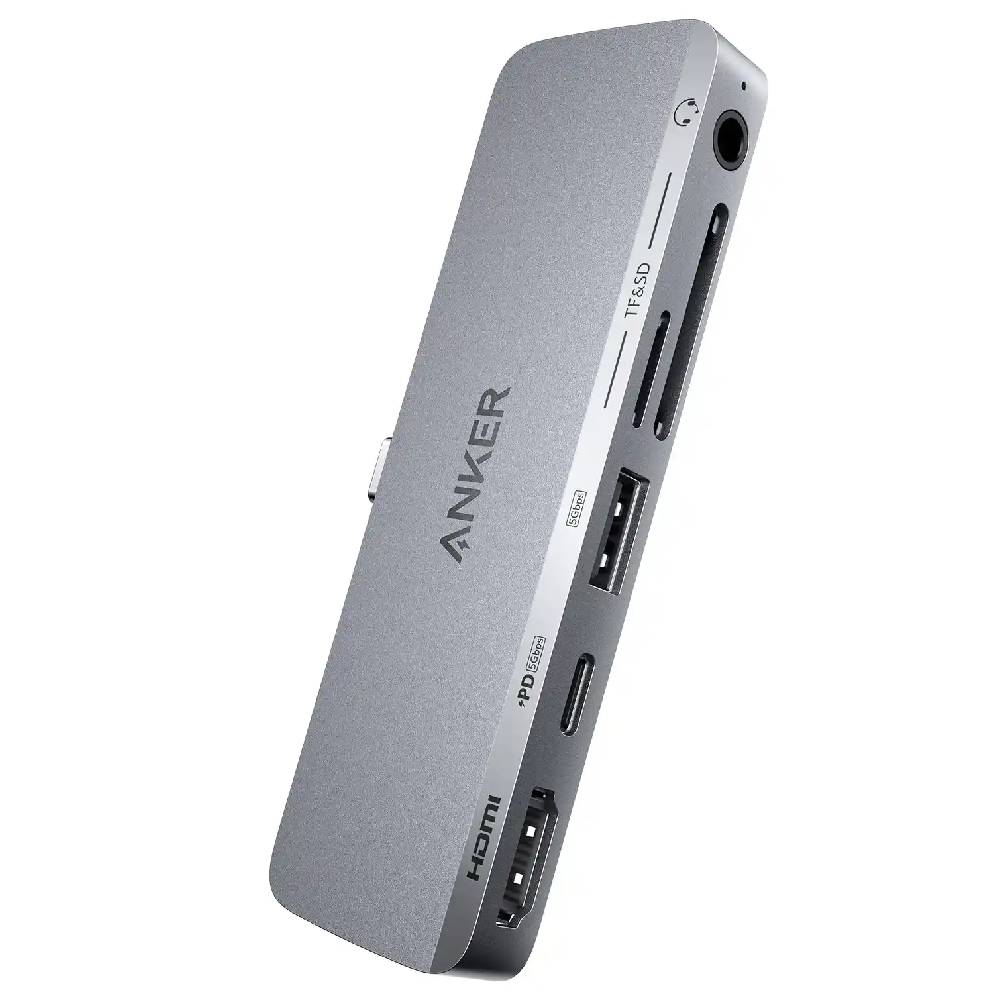 Anker 541 USB-C Hub 6-in-1 for iPad Gray | A8363HA1