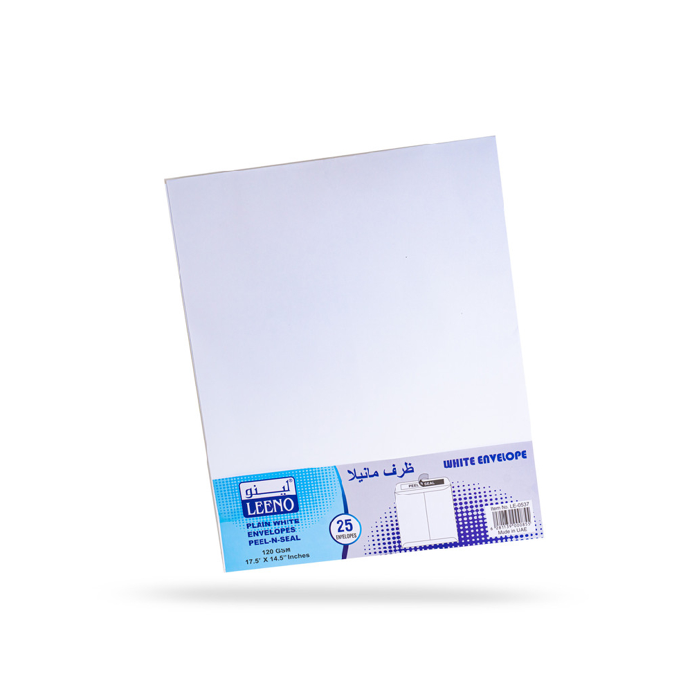 Leeno Envelop Le-0537,  A3, 250 Pcs, White 