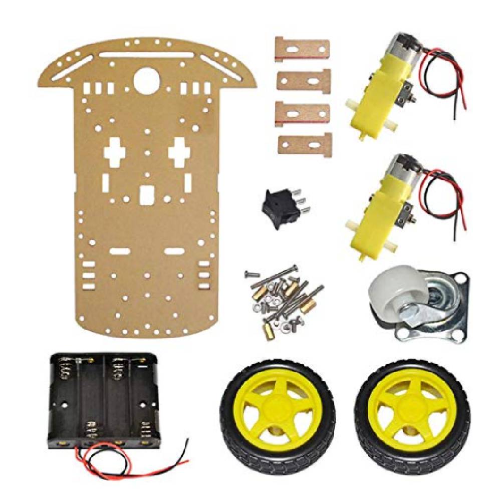 2WD Robot Car Chassis Plastic Clear Acrylic Plate