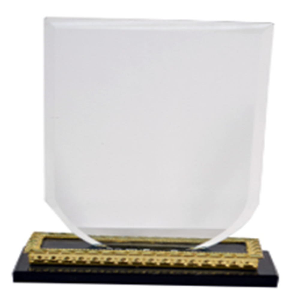 Glass Crystal 17 cm Trophy, Transparent