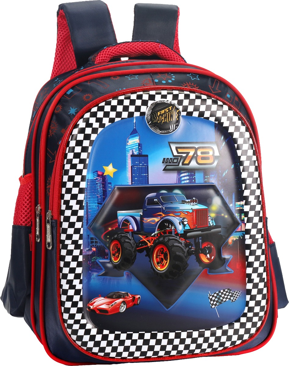 Prima Backpack -3 Pocket - For Boys - 14 Inch – Kg