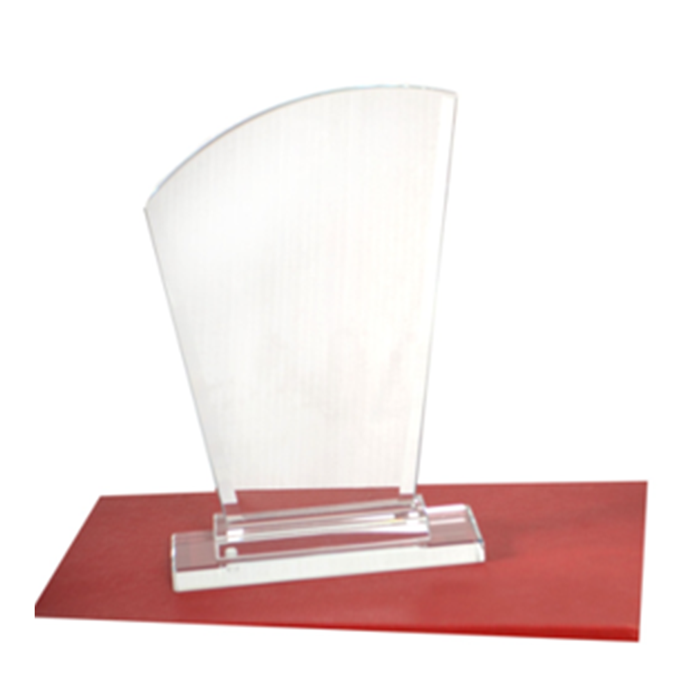 Glass Crystal Trophy Transparent, Different sizes