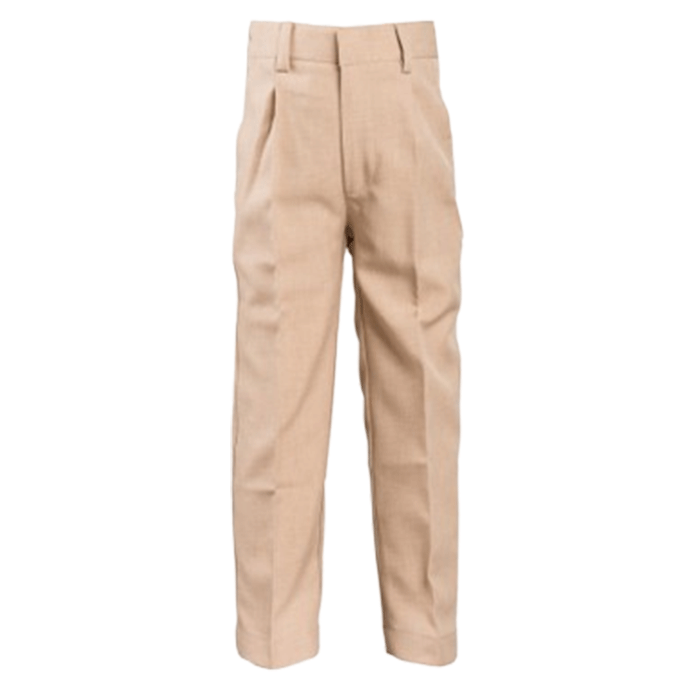 School Trousers KG For Boys, Beige