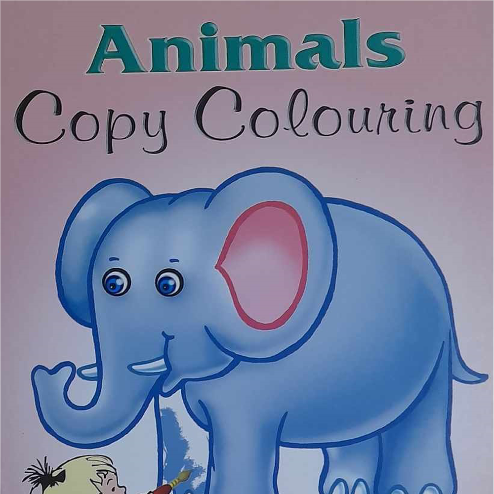 animals copy colouring
