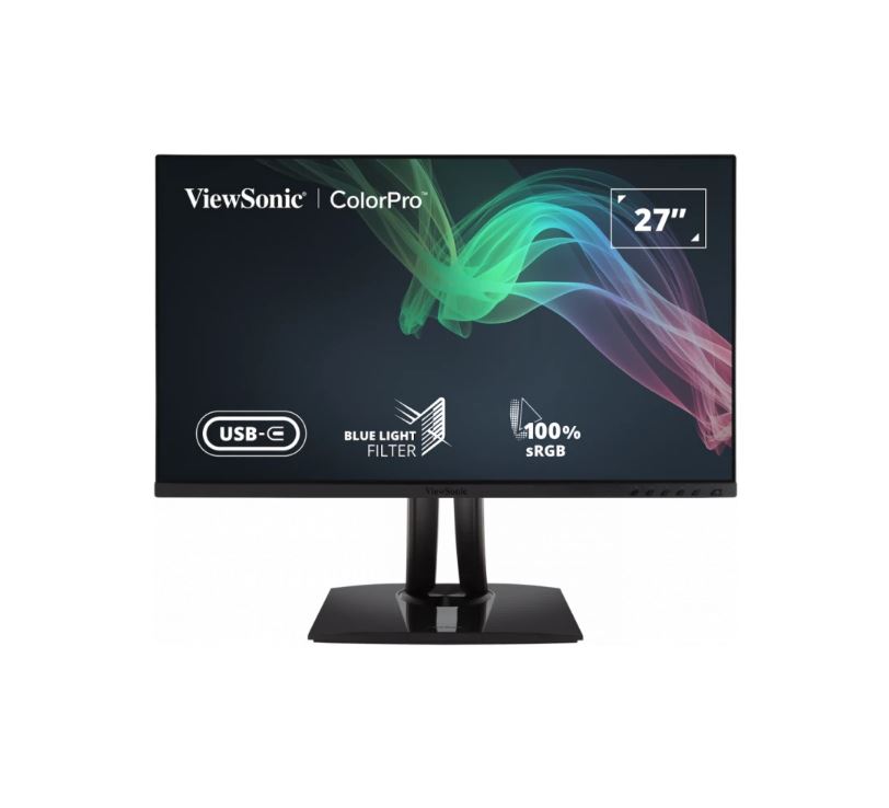 ViewSonic 27" 2K QHD Monitor Pantone Validated With 60W USB-C