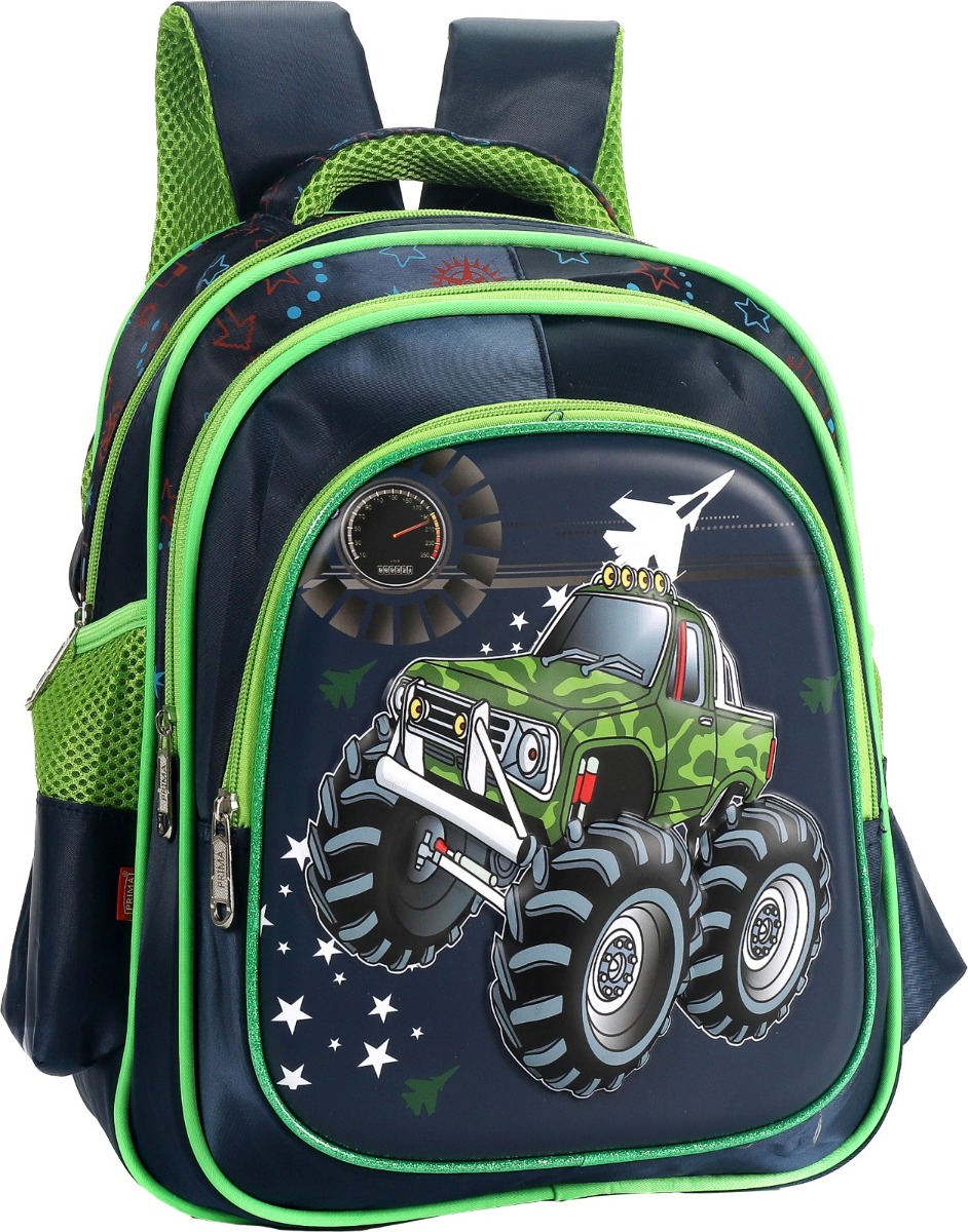 Prima Backpack -3 Pocket - For Boys - 14 Inch – Kg